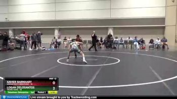 109 lbs Placement Matches (16 Team) - Logan Delosantos, Young Guns vs XAVIER BARNHART, Garage Boyz Wrestling