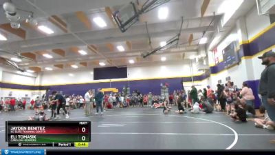 62 lbs Semifinal - Jayden Benitez, KC Elite Training Center vs Eli Tomasik, Carolina Reapers