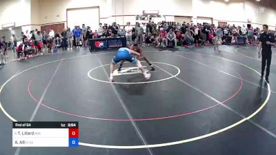 74 kg Rnd Of 64 - Tyler Lillard, Indiana RTC vs Anwar Alli, X-Calibur Athletics Wrestling Club