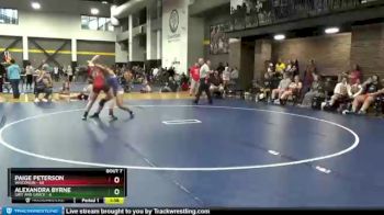 142 lbs Round 3 (6 Team) - Paige Peterson, Wisconsin vs Alexandra Byrne, Grit And Grace