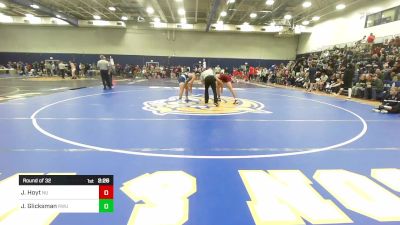 141 lbs Round Of 32 - James Hoyt, Norwich vs Jason Glicksman, Roger Williams