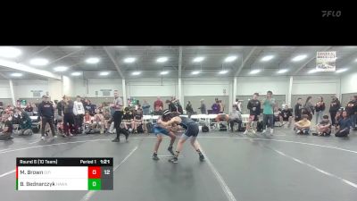 80 lbs Round 6 (10 Team) - Micah Brown, Diamond Fish vs Brett Bednarczyk, Hanover Hawkeye