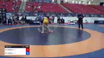 65 lbs Consi Of 4 - Rachel Watters, Hawkeye Wrestling Club / TMWC vs Maya Letona, New York City RTC