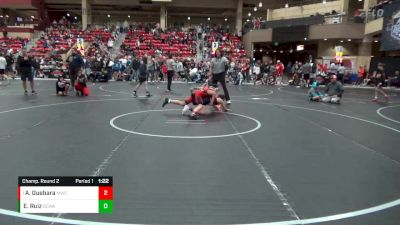 96 lbs Champ. Round 2 - Antonio Guebara, Maize Wrestling Club vs Edward Ruiz, Dodge City Wrestling Academy