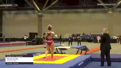 Peyton Smith - Double Mini Trampoline, Rocky Mountain - 2021 USA Gymnastics Championships