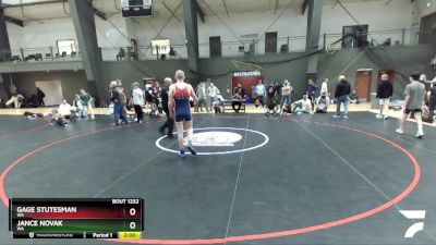 152 lbs Cons. Round 4 - Gage Stutesman, WA vs Jance Novak, WA