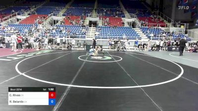 126 lbs Cons 32 #2 - Caleb Rivas, California vs Roman Belardo, Georgia