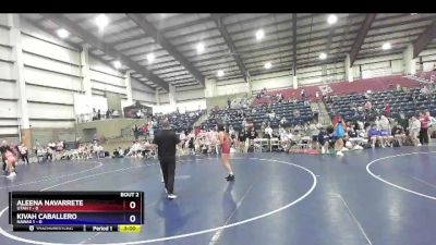 120 lbs Semis (4 Team) - Kivah Caballero, Hawaii 1 vs Aleena Navarrete, Utah 1