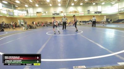 75-85 lbs Round 3 - Jordan Aschoff, Hillsboro Wrestling Club vs Rex McDonald, Team Tulsa Wrestling Club