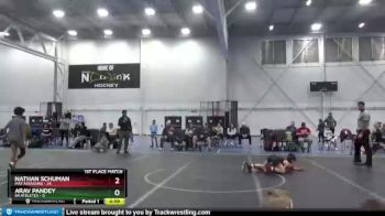 72 lbs Finals (2 Team) - Arav Pandey, 84 Athletes vs Nathan Schuman, Mat Assassins