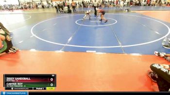 80 lbs Rd# 7- 10:45am Saturday Final Pool - Ziggy Sandoball, M2TC Red vs Carter Roy, VA Team Predator