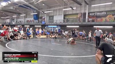 85 lbs Round 9 (10 Team) - Qwyntan Dyer, Williamson County WC vs Bradley Bauman, Short Time WC