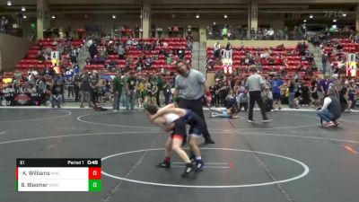 61 lbs 5th Place Match - Kane Williams, Maize Wrestling Club vs Beckett Bloomer, WICHITA WRESTLING CLUB