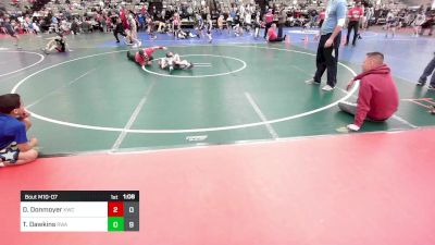 57 lbs Rr Rnd 7 - Dallas Donmoyer, Kraken vs Talmadge Dawkins, Roundtree Wrestling Academy Blue