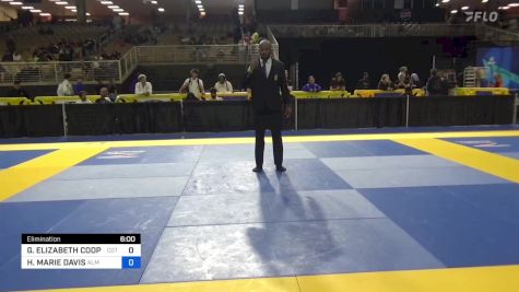GRACE ELIZABETH COOPER vs HANNAH MARIE DAVIS 2024 Pan Jiu Jitsu IBJJF Championship