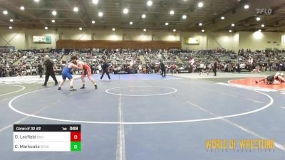 200 lbs Consi Of 32 #2 - Owen Layfield, Silver State Wrestling Academy vs Chris Markoulis, South Tahoe High School