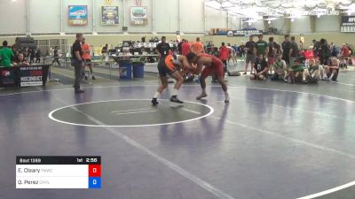 74 kg 3rd Place - Elijah Cleary, TMWC/Ohio RTC vs Quentin Perez, Campbell