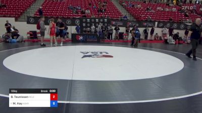 55 kg 7th Place - Brayden Teunissen, Relentless Training Center vs Maximus Hay, Askren Wrestling Academy