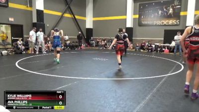 155 lbs Round 1 (4 Team) - Layla Risler, Badger Girls Elite vs Zoey Bly, Minnesota Storm 2