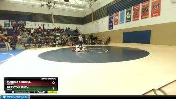 150 lbs Quarterfinal - Braxton Smith, Mead vs Maddex Strobel, Liberty