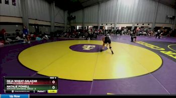 120 lbs 2nd Wrestleback And Semi-finals (16 Team) - Deja Wheat-Salazar, Amarillo Caprock (Girls) vs Natalie Powell, Burleson Centennial (Girls)