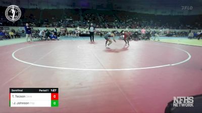 4A-144 lbs Semifinal - Jaiden Johnson, FT. GIBSON vs Treshuan Tecson, CASCIA HALL