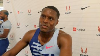 Christian Coleman After The 200m Final