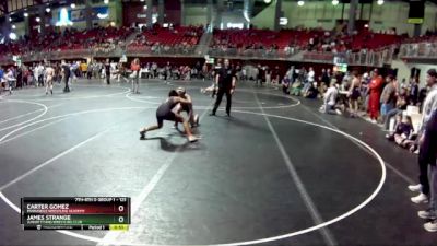 125 lbs Cons. Round 2 - James Strange, Junior Titans Wrestling Club vs Carter Gomez, Panhandle Wrestling Academy