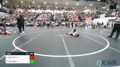 110 lbs Round Of 16 - Ethan Steinheil, Wagoner Takedown Club vs Roper Campbell, Collinsville Cardinal Youth Wrestling