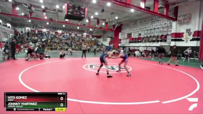 113 lbs Cons. Round 4 - Johnny Martinez, Jurupa Valley vs Vito Gomez, Indio