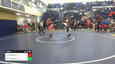 197 lbs Round Of 16 - Armando Medrano, Bakersfield vs Frankie Pomilia Iv, Santa Rosa