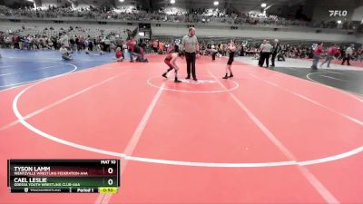 85 lbs Cons. Round 3 - Tyson Lamm, Wentzville Wrestling Federation-AAA vs Cael Leslie, Odessa Youth Wrestling Club-AAA