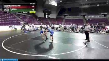 W-124 lbs Finals (2 Team) - Justa Curtiss, Montana vs Alleynah Ronnau, Wyoming