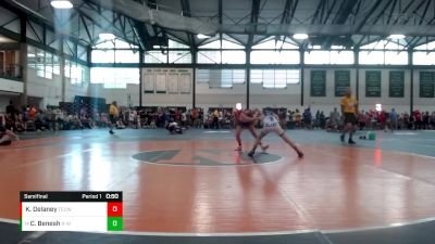 88-97 lbs Semifinal - Carson Benesh, Oregon vs Kiernan Delaney, Toss Em Up Wrestling Academy