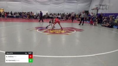 85 lbs Quarterfinal - Koby Collins, Pittsburgh vs Wyatt Kennedy, Bradley