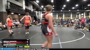 190 lbs Round 5 (6 Team) - Abigale Swanson, Wisconsin vs Allisen Edwards, Nebraska Vipers Gold