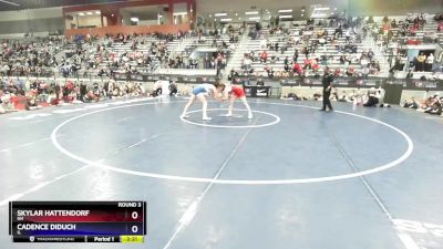 62 lbs Round 3 - Skylar Hattendorf, NH vs Cadence Diduch, IL