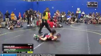 58 lbs Round 2 (6 Team) - Ainslee Kerr, Hastings Wrestling Academy vs Herra Fishers, Untouchables Purple