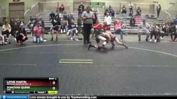 90 lbs Semis (4 Team) - Donovan Quinn, SAW vs Layne Martin, Michigan Grappler RTC