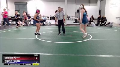 127 lbs Round 5 (6 Team) - Tabitha Montez, So Cal Hammers vs Madison Helms, Mat Assassins