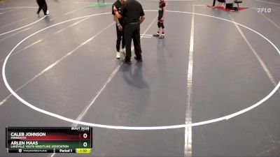 84 lbs Champ. Round 1 - Arlen Maas, Lakeville Youth Wrestling Association vs Caleb Johnson, Minnesota