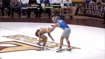 141 lbs Match - Dan Moran, Lehigh vs Cole Matthews, Pittsburgh