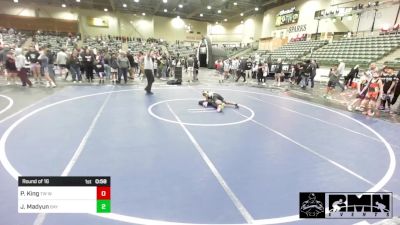 100 lbs Round Of 16 - Payton King, TW Wrestling vs Jaguar Madyun, Bay Area Dragons