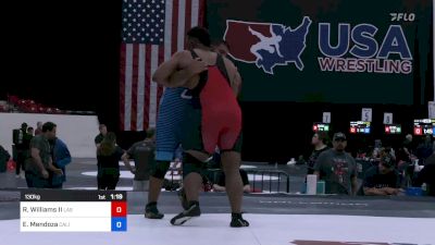 130 kg Cons Semis - Ronald Williams II, Las Vegas Wrestling Club vs Esteban Mendoza, California