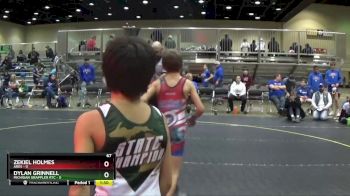 67 lbs Round 1 (6 Team) - Dylan Grinnell, Michigan Grappler RTC vs Zekiel Holmes, Ares