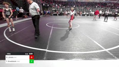 72 lbs Consi Of 8 #1 - Liam Bradshaw, East Kansas Eagles vs Antwan Vincent, Phenom