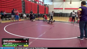 8U - 63 lbs Round 5 (6 Team) - Mason Vandiver, Madison County Youth Wrestling - 8U vs Henry Smith, Elevate Wrestling Club - 8U