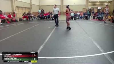 160 lbs Round 1 (6 Team) - Drew Teeter, Carolina Hammer Squad vs Amirah Lencrerot, Glasgow WA