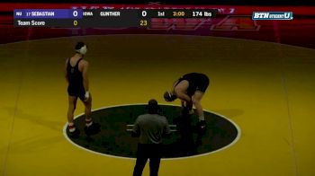 174 lbs m, Johnny Sebastian, Northwestern vs Kaleb Young, Iowa