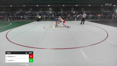 113 lbs Consi Of 32 #2 - Hank Benter, MO vs Thunder Lewis, CA